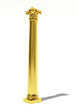 Golden classical corinthian column