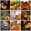 Halloween collage