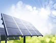 Solar Panel Against Blue Sky