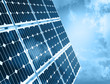 Solar Panel Against Blue Sky