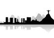 rio de janeiro skyline vector rio de janeiro skyline vector