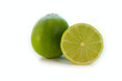 lima natural, frutas y cítricos aislados