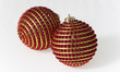 Foto: Christbaumkugel rot/gold 7 Christbaumkugel rot/gold 7