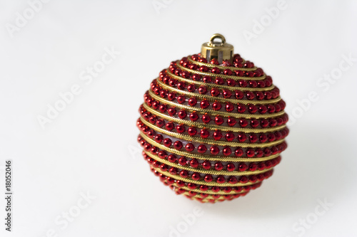 Foto: Christbaumkugel rot/gold 4 Christbaumkugel rot/gold 4