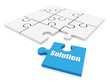 solution blue puzzle