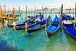 Foto: Gondolas at the Piazza San Marco, Venice, Italy. Gondolas at the Piazza San Marco, Venice, Italy.