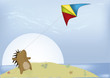 hedgehog and a kite