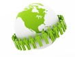 Global Business Network, green color