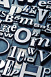 Foto: Random letterpress background Random letterpress background