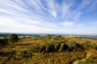 view of a small mountain in brittany