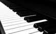 keys from black piano