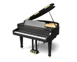black piano