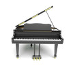 black piano