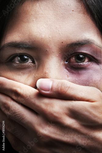 Photo: Woman being kidnapped and abused Woman being kidnapped and abused