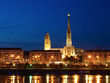 Illuminated Cathedral of Rouen at night Illuminated Cathedral of Rouen at night