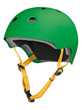 Green protective helmet for rafting