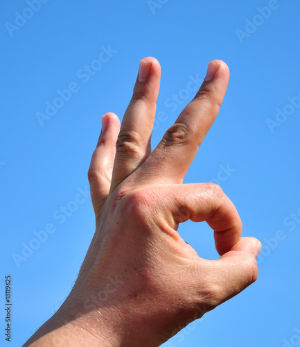 Photo: sign ok sign ok