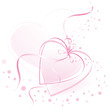 pink hearts linked