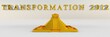 Goldener Maya Tempel mit 3D Text Transformation 2012