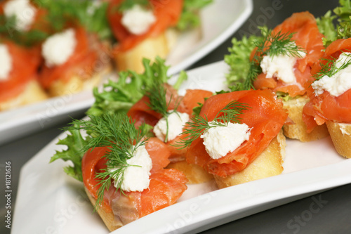 Foto: Salmon Canapes Salmon Canapes