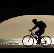 Bike on a promenade