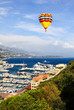 Aerial view of Monaco harbor Aerial view of Monaco harbor