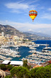 Aerial view of Monaco harbor Aerial view of Monaco harbor