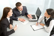 Business team at a meeting