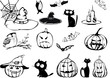Vector: Halloween set Halloween set