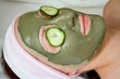 Beautiful woman with mask