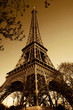 Quadro Vintage Eiffel Tower (Paris, France)