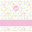 Baby girl arrival card