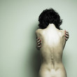 Nude sexy woman. Human's back. Nude sexy woman. Human's back.