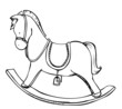 Schaukelpferd, Pferd, Weihnachten, Geschenk, reiten