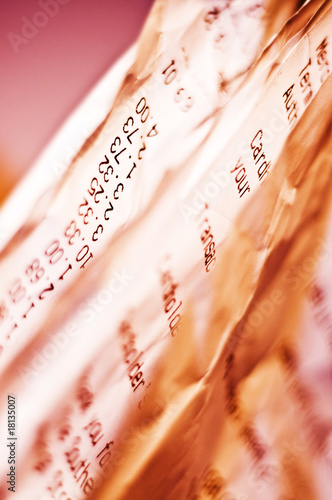 Photo: Till receipts Till receipts
