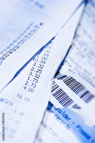 Photo: Paper receipts Paper receipts