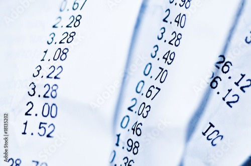 Photo: receipts receipts