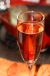 Coupe de champagne rosé