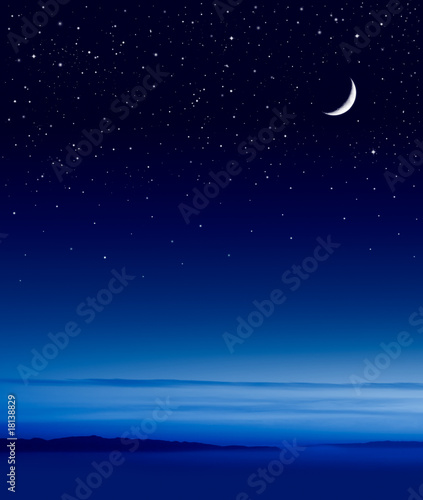Photo: Moon over Ocean Moon over Ocean