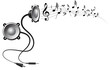 Abstract music background