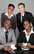 Photo: Multi-ethnic business team Multi-ethnic business team