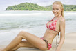 on beach