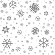 Vektor: Seamless snowflakes pattern, vector Seamless snowflakes pattern, vector