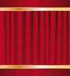 Theater red curtains background