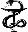 Pharmacy symbol medical snake and cup Pharmacy symbol medical snake and cup