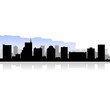cape town skyline vector