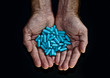 Drugs in hands