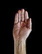 Hand up