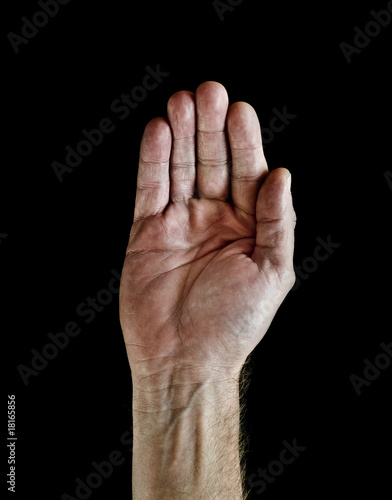 Photo: Hand up Hand up
