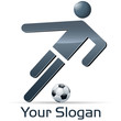 Vektor: Fussballkicker Fussballkicker